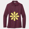 Ladies Silk Touch Long Sleeve Polo Thumbnail