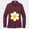 Ladies Silk Touch Long Sleeve Polo Thumbnail