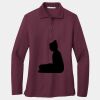 Ladies Silk Touch Long Sleeve Polo Thumbnail