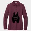 Ladies Silk Touch Long Sleeve Polo Thumbnail