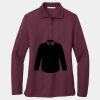Ladies Silk Touch Long Sleeve Polo Thumbnail