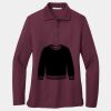 Ladies Silk Touch Long Sleeve Polo Thumbnail