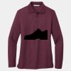 Ladies Silk Touch Long Sleeve Polo Thumbnail