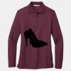 Ladies Silk Touch Long Sleeve Polo Thumbnail