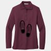 Ladies Silk Touch Long Sleeve Polo Thumbnail