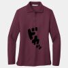 Ladies Silk Touch Long Sleeve Polo Thumbnail