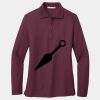 Ladies Silk Touch Long Sleeve Polo Thumbnail