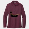 Ladies Silk Touch Long Sleeve Polo Thumbnail