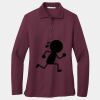Ladies Silk Touch Long Sleeve Polo Thumbnail