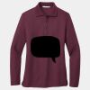 Ladies Silk Touch Long Sleeve Polo Thumbnail