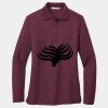Ladies Silk Touch Long Sleeve Polo Thumbnail