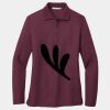Ladies Silk Touch Long Sleeve Polo Thumbnail