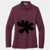 Ladies Silk Touch Long Sleeve Polo Thumbnail