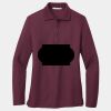 Ladies Silk Touch Long Sleeve Polo Thumbnail