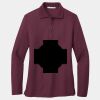 Ladies Silk Touch Long Sleeve Polo Thumbnail