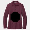 Ladies Silk Touch Long Sleeve Polo Thumbnail