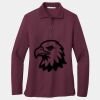 Ladies Silk Touch Long Sleeve Polo Thumbnail