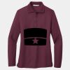 Ladies Silk Touch Long Sleeve Polo Thumbnail