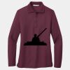 Ladies Silk Touch Long Sleeve Polo Thumbnail