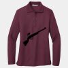 Ladies Silk Touch Long Sleeve Polo Thumbnail