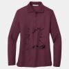 Ladies Silk Touch Long Sleeve Polo Thumbnail