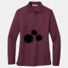 Ladies Silk Touch Long Sleeve Polo Thumbnail