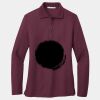 Ladies Silk Touch Long Sleeve Polo Thumbnail