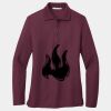 Ladies Silk Touch Long Sleeve Polo Thumbnail