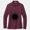 Ladies Silk Touch Long Sleeve Polo Thumbnail