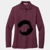 Ladies Silk Touch Long Sleeve Polo Thumbnail